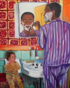 Alvin Shaving w Ollie