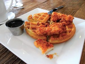 Chicken and Waffles by Andre Baranowski