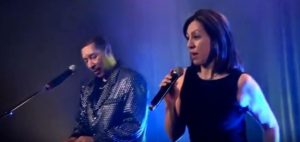 Jazmyn performing