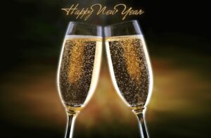 CHmapagne new year toast